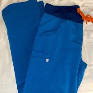 Figs Kade Alps Blue Scrub Pants